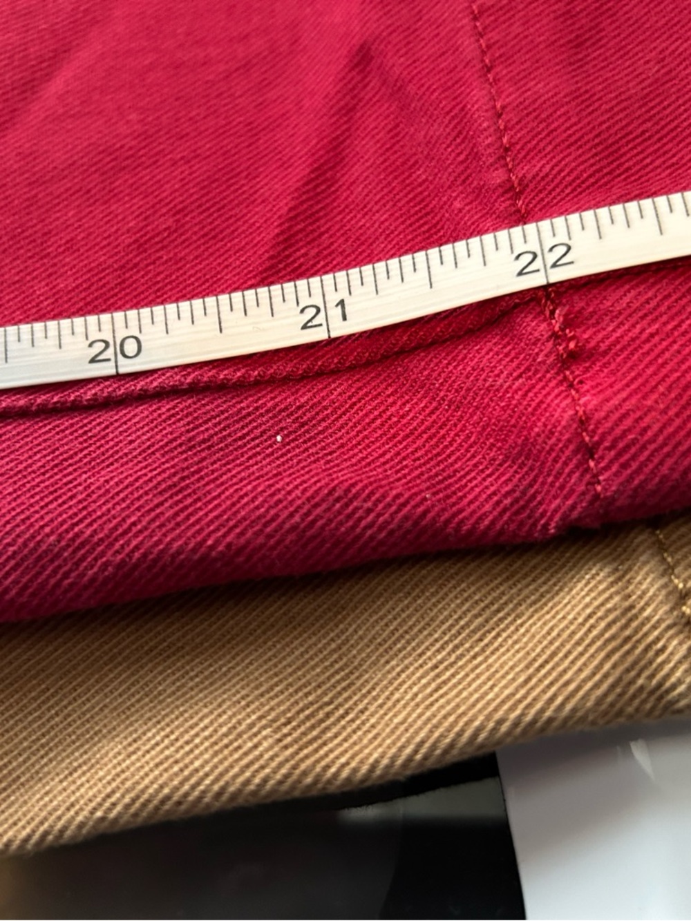 LOFT Women's Wide Leg Pants in Red - Picture 7 of 7